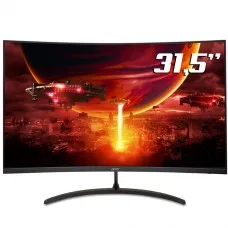 Monitor Gamer Acer Nitro EDT320Q, 31,5 Pol, Curvo, FHD, 180Hz, 1Ms, FreeSync, Preto, UM.JE0AA.305