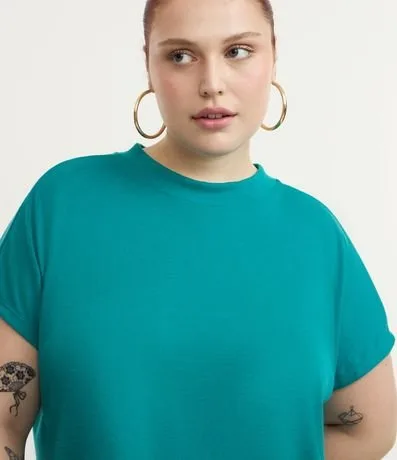 Blusa Básica em Ribana e sem Cava Curve & Plus Size