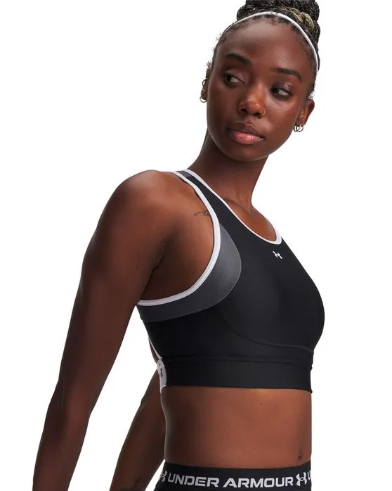 Top Under Armour Crossback Mid Open Feminino