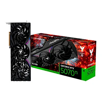Placa de Video Gainward GeForce RTX 5070 Ti Phoenix-S, 16GB, GDDR7, 256-bit, NE7507T019T2-GB2031K