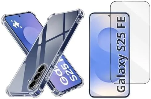 Capa Capinha Case + Película de Vidro 3D para Samsung Galaxy S25 FE
