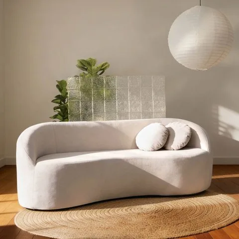 Sofá 2 Lugares Orgânico 160cm Fava CabeCasa MadeiraOriginals