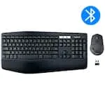 Teclado e Mouse sem fio Logitech MK850 com Teclado com Apoio para as Mãos, Mouse Destro, USB Unifying ou Bluetooth e Pilha Inclusa CX 1 UN