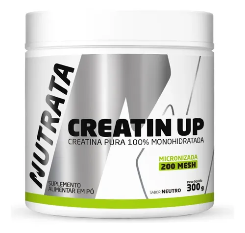 Creatin UP 300g Nutrata suplemento creatina monohidratada força energia desempenho