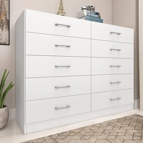 Cômoda para Quarto 10 Gavetas Caribe