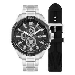 Relógio Masculino Legacy Technos Prata JS15ENK/T1P - Coleção Exclusiva