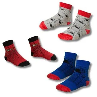 Kit 3 Pares Meia Menino Infantil Aranha Dinossauro Game Algodão