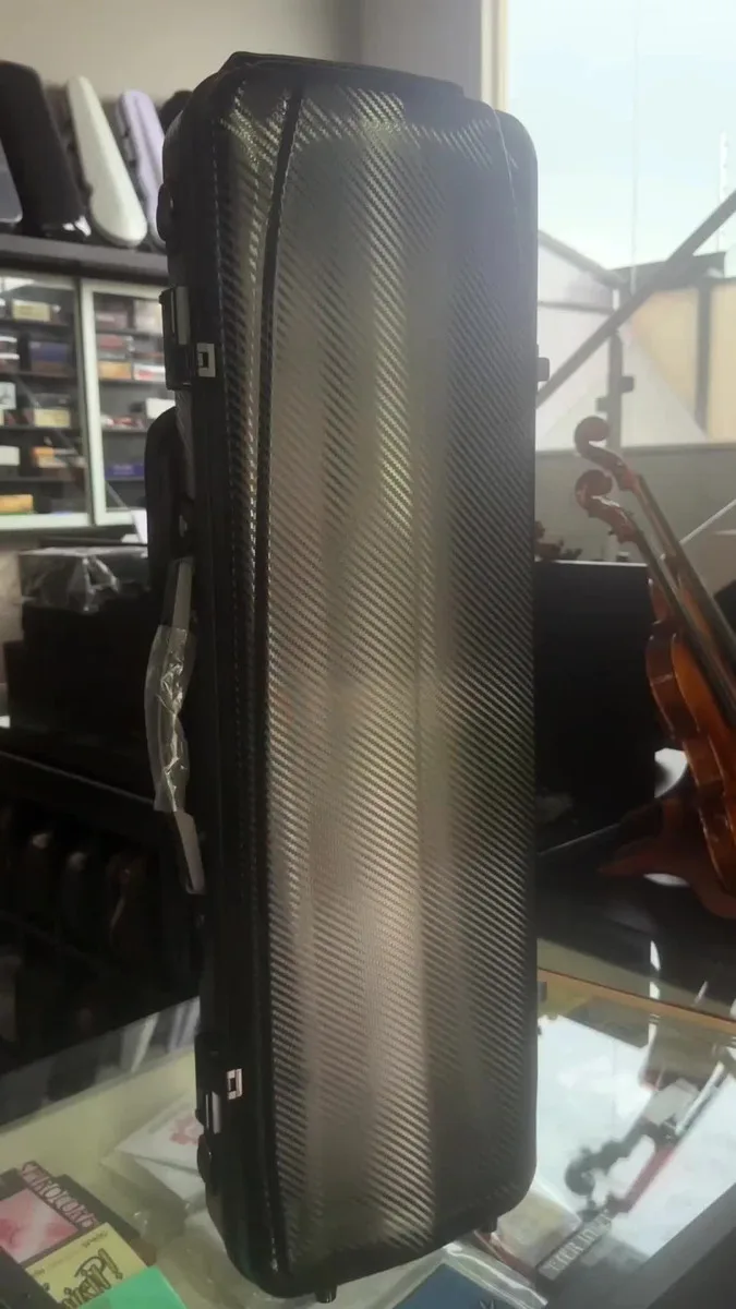 Estojo Case Violino Fibra Carbono Retangular High Quality