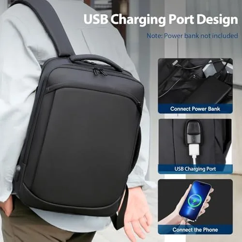 Mochila Executiva Impermeavel De Notebook Para Feminina/Masculina De Até 15,6"