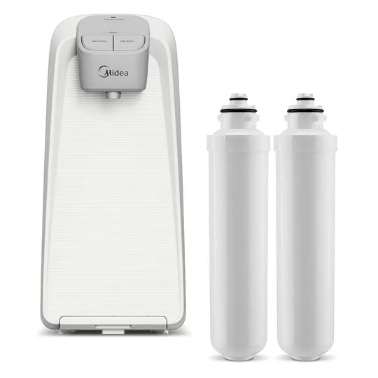 Kit Purificador de Água SlimPure Branco + 2 filtros refis Midea - 1944