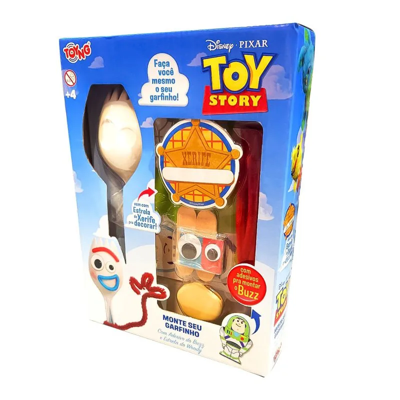 Conjunto - Disney - Pixar - Toy Story - Monte Seu Garfinho - Toyng