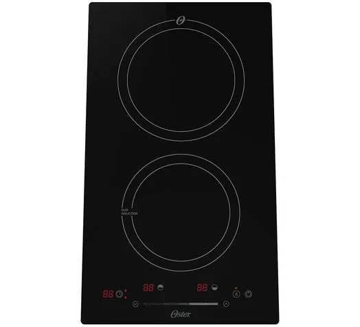 Cooktop de Indução 2 Bocas Oster Touch Screen 2 em 1