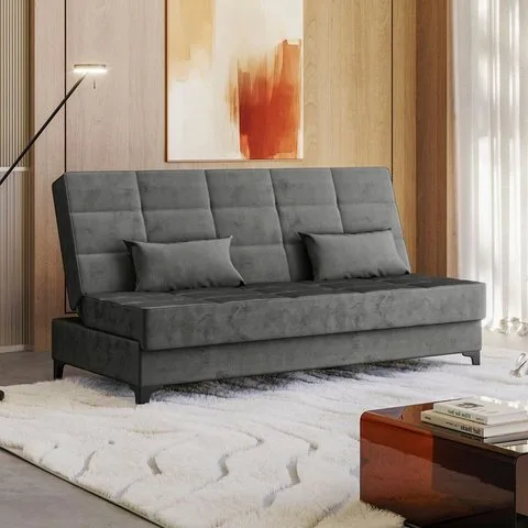 Sofá Cama Reclinável 3 Lugares 188cm Nassau Espresso Móveis