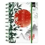 Caderno de Disco Zen Grande (200×275 mm) com 80 Folhas Pautadas Gramatura 90g Sp...