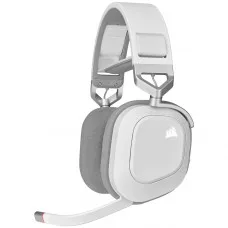 Headset Gamer Corsair HS80 Premium, RGB, Surround, Wireless, Dolby Atmos, Drivers 50mm, Branco, CA-901123