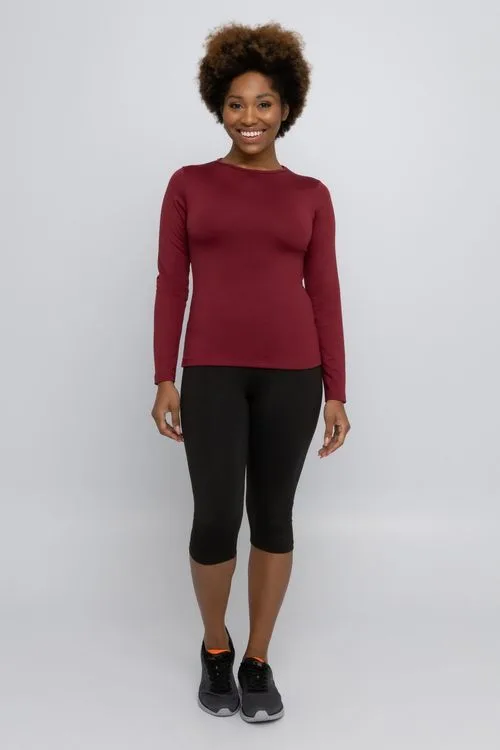 Calça Corsário Feminina Caedu Preta Esportiva Supplex