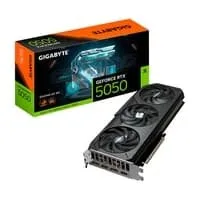 Placa de Vídeo Gigabyte RTX 5050 GAMING OC 8G NVIDIA GeForce, 8GB GDDR6, 128bits, RGB,DLSS, Ray Tracing - GV-N5050GAMING OC-8GD