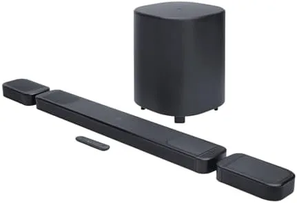 JBL, Barra de Som, BAR 1000 MK2, Soundbar, 7.1.4 Canais, Dolby Atmos - Preta