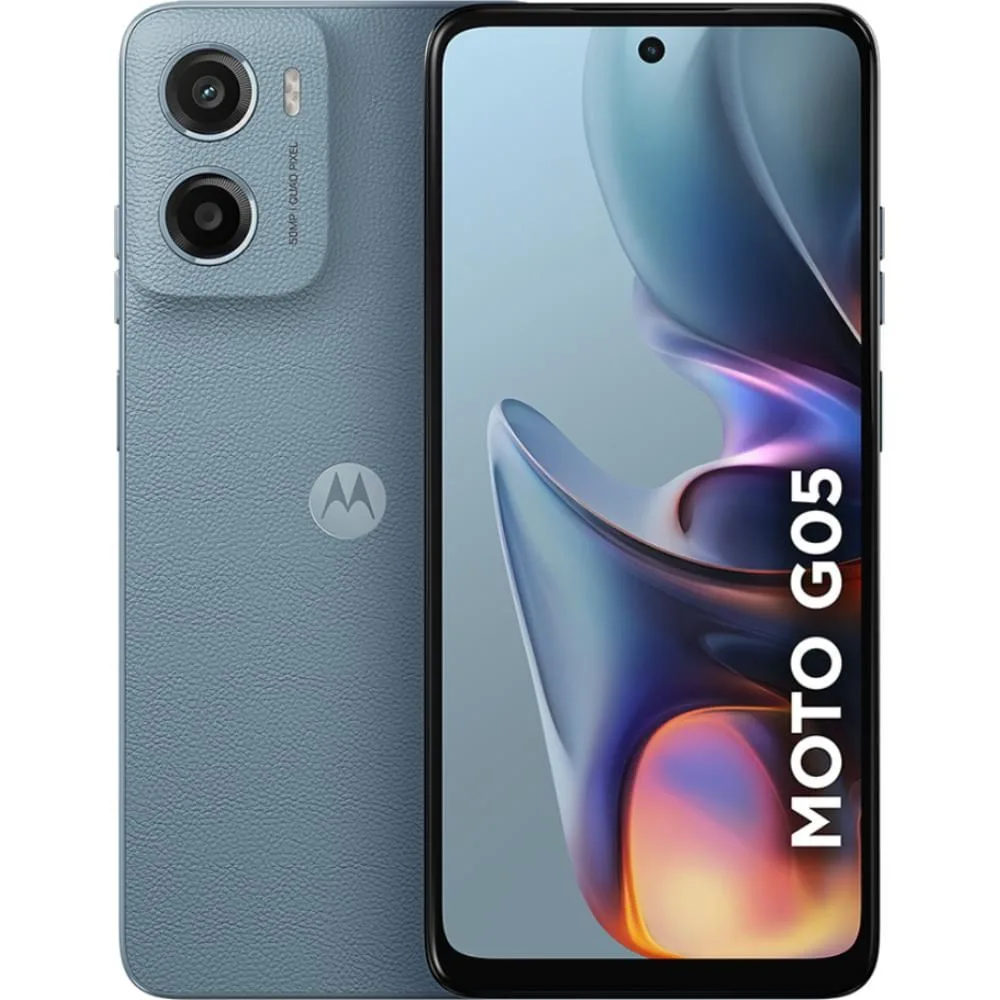 Smartphone Motorola Moto G05 128GB 12GB RAM Boost Câmera 50MP AI Bateria de 5200 mAh Tela 6.7 - Cinza