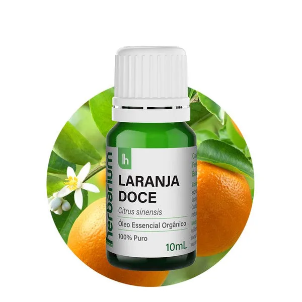 Óleo Essencial de Laranja Doce Orgânico Herbarium 10ml