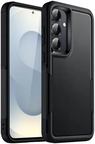 JETech Capa para Samsung Galaxy S25 5G, Proteção de Camada Dupla Resistente, Case Capinha Estojo de Telefone à Prova de Choque Robusta Resistente com Design Fosco (Preto)