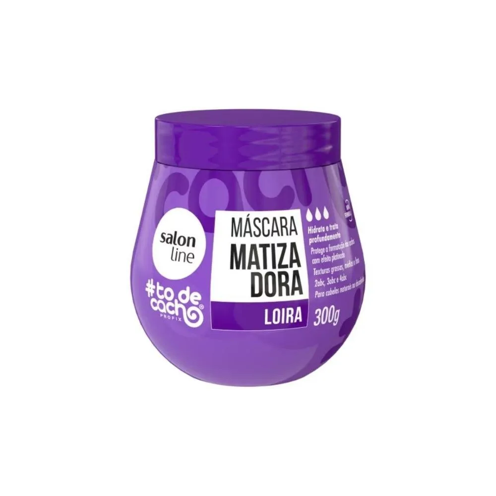 Máscara Matizadora Salon Line #todecacho Loira 300 g
