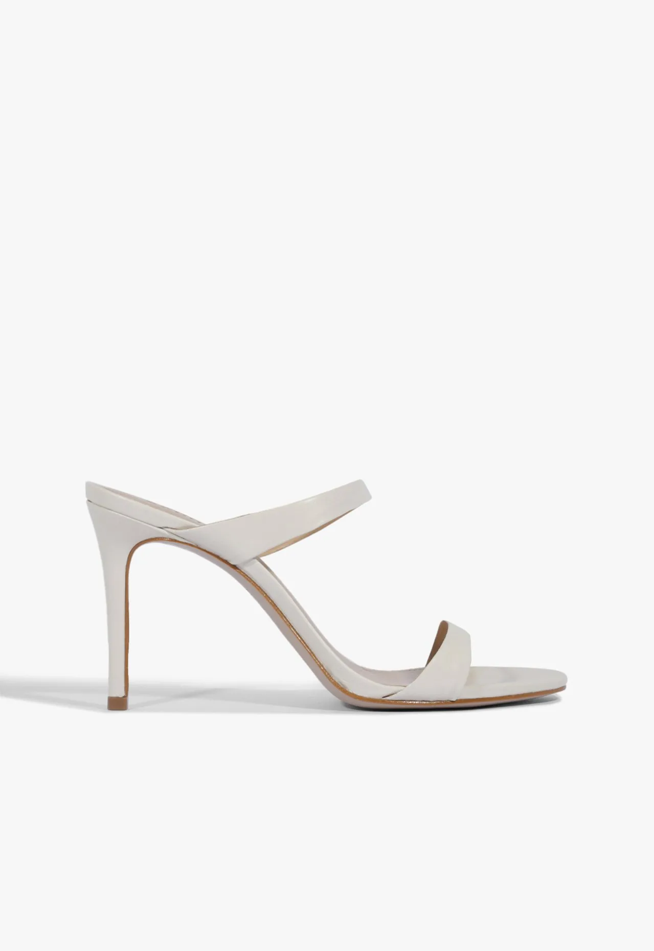 Sandália Mule Reanna Couro Branca