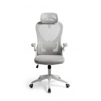 Cadeira de Escritório Husky Apta, Braço Retrátil, Até 120kg, Mesh Cinza, Reclínio 120º, Butterfly, Ajuste de Altura, Cinza - HCO700CZ