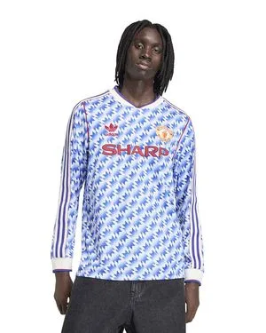 Camiseta adidas Manchester II 90 Manga longa Masculina