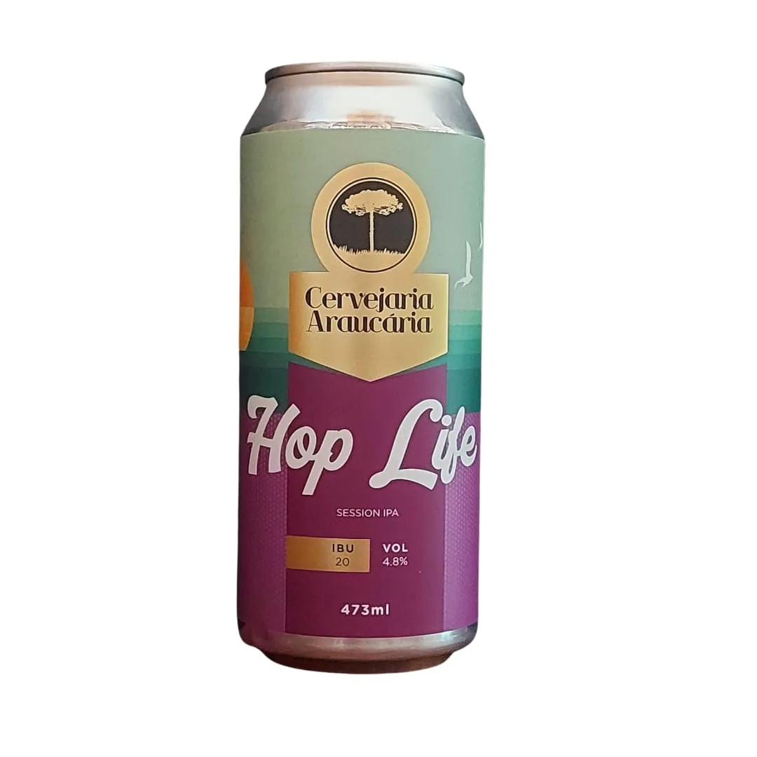 Cerveja Araucária Hop Life Session IPA 473 ml