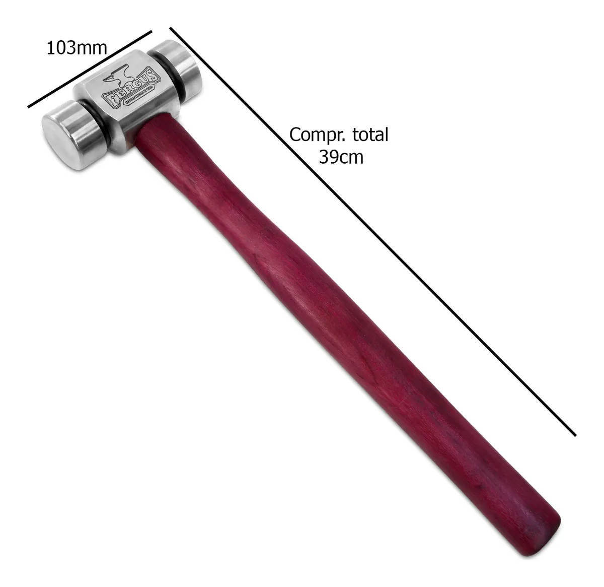 Martelo De Forjar Boleado P/ Cuteleiro, Ferrador, Ferreiro