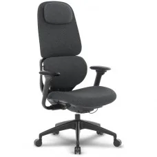 Cadeira Escritório Presidente DT3 Caeli Dark Grey, Ergonômica, Ajustável, 3D, Tecido, Cinza Escuro, 14711-4