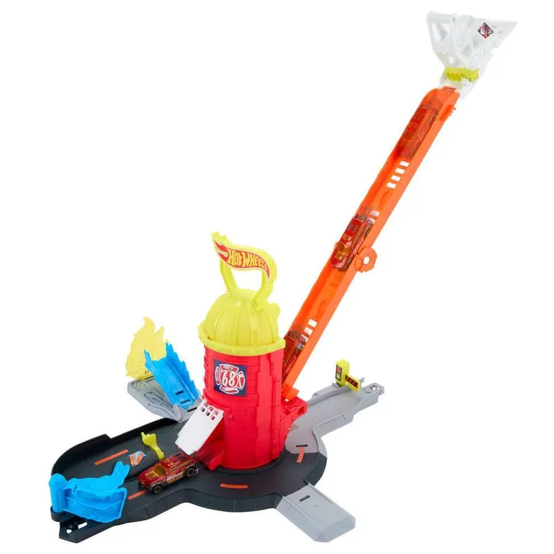 Pista - Hot Wheels - City - Corpo De Bombeiros - Mattel
