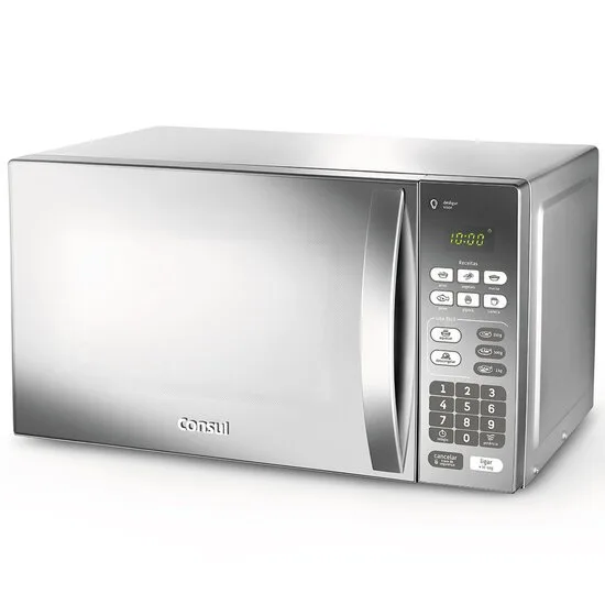 Micro-ondas Consul 20 Litros cor Inox Espelhado com Função Descongelar - CM020BF