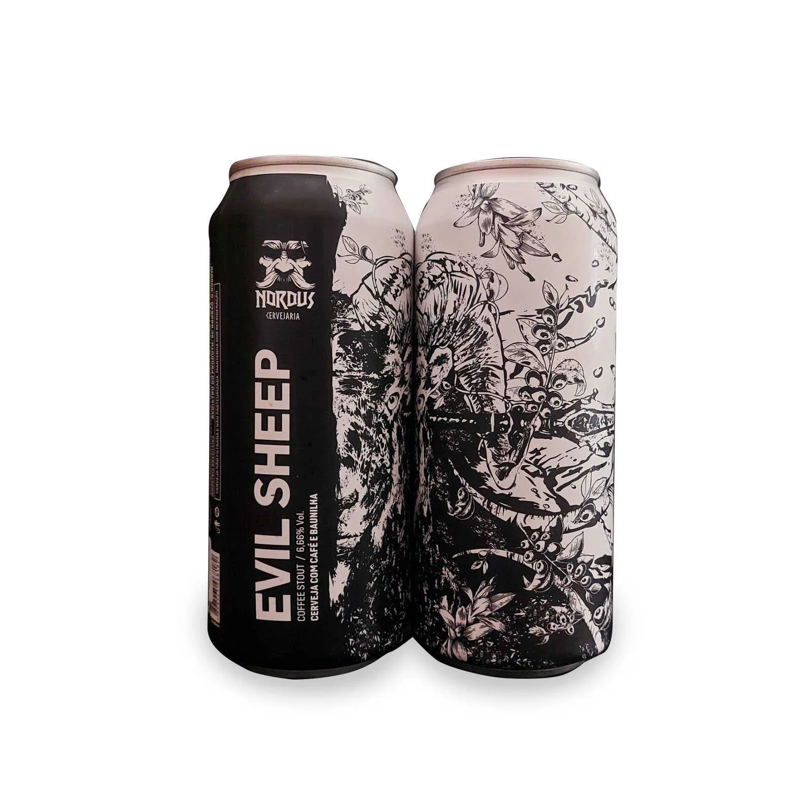 Cerveja Nordus Evil Sheep Coffee Stout com Café e Baunilha 473 ml