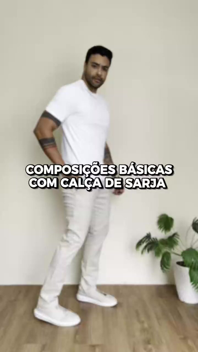 Calça Masculina Sarja Premium Esporte Fino Bolso Faca Lycra