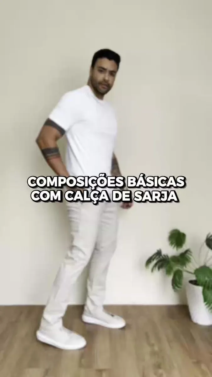 Calça Masculina Sarja Premium Esporte Fino Bolso Faca Lycra