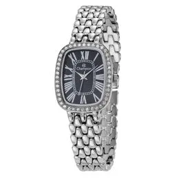 Relógio Feminino Champion Quartz CF26197T Preto|Prata