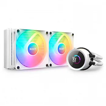 Water Cooler NZXT Kraken 240 RGB, 240mm, Intel e AMD, Branco - RL-KR240-W1