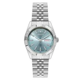 Relógio Masculino Technos Riviera 8205PT/1A Azul Claro|Prata