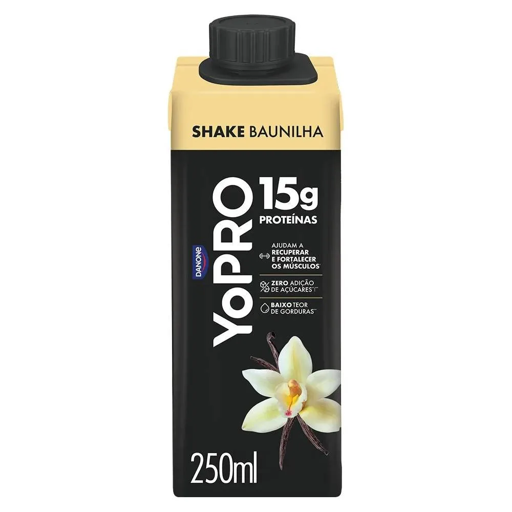 Yopro Bebida Láctea Uht Baunilha 15g De Proteínas 250ml