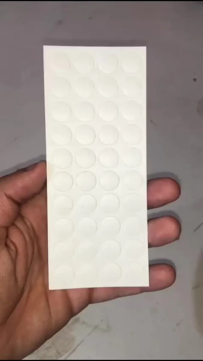 1.000un Tapa Furo Autoadesivo Branco Tx Pvc 19mm P/ Móveis