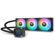 Water Cooler Thermaltake LA360-S ARGB, 360mm, AIO LCD Display, Intel-AMD, Preto, CL-W462-PL12SW-A