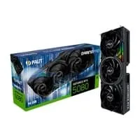 Placa de Vídeo Palit RTX 5080 GamingPro NVIDIA GeForce, 16GB, GDDR7, ARGB SYNC EVO, G-Sync, Ray Tracing, DLSS 4 - NE75080019T2-GB2031A