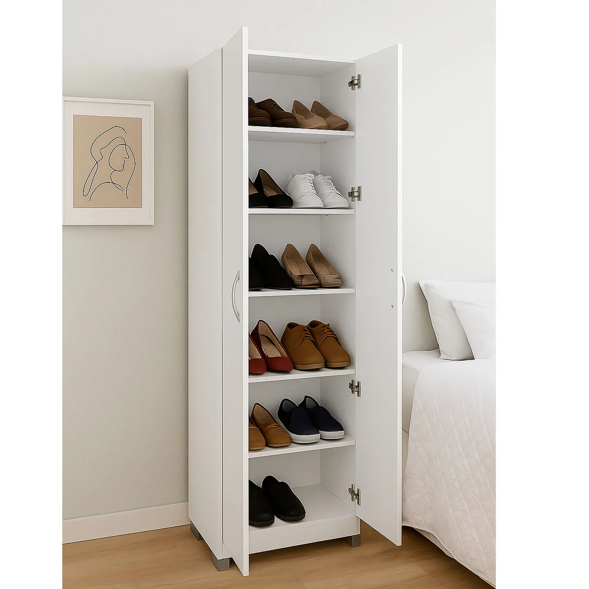 Armário Sapateira Multiuso 2 Portas DM-579