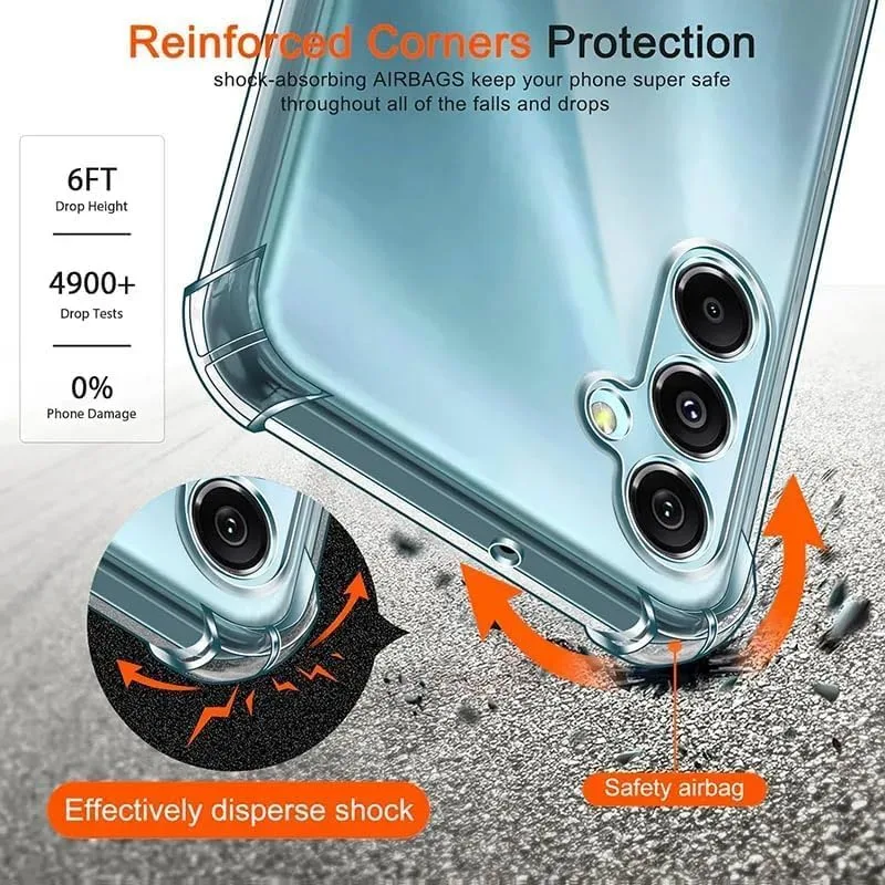 Capa Case Protetora Anti Impacto Celular TPU Compatível Samsung Galaxy S25 FE Transparente Premium