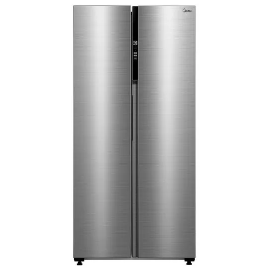 Geladeira Side By Side 442L Inverter Cor Inox Conectada Midea Outlet - 1216