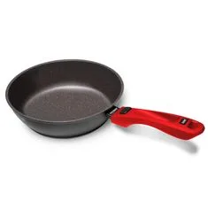 Panelas iChef Ultra Sauté Grand e Day By Day com Tampa de Vidro 24Cm Vermelha