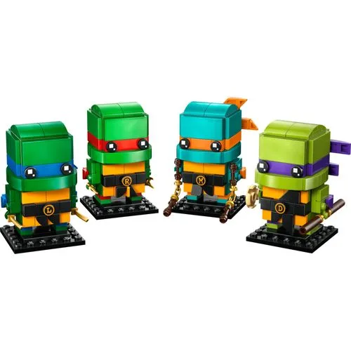 Brickheadz - Figuras das Tartarugas Ninja