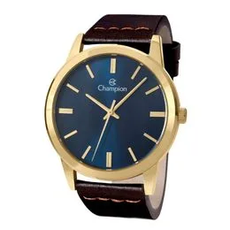 Relógio Masculino Champion Quartz CN20702A Azul|Dourado|Marrom